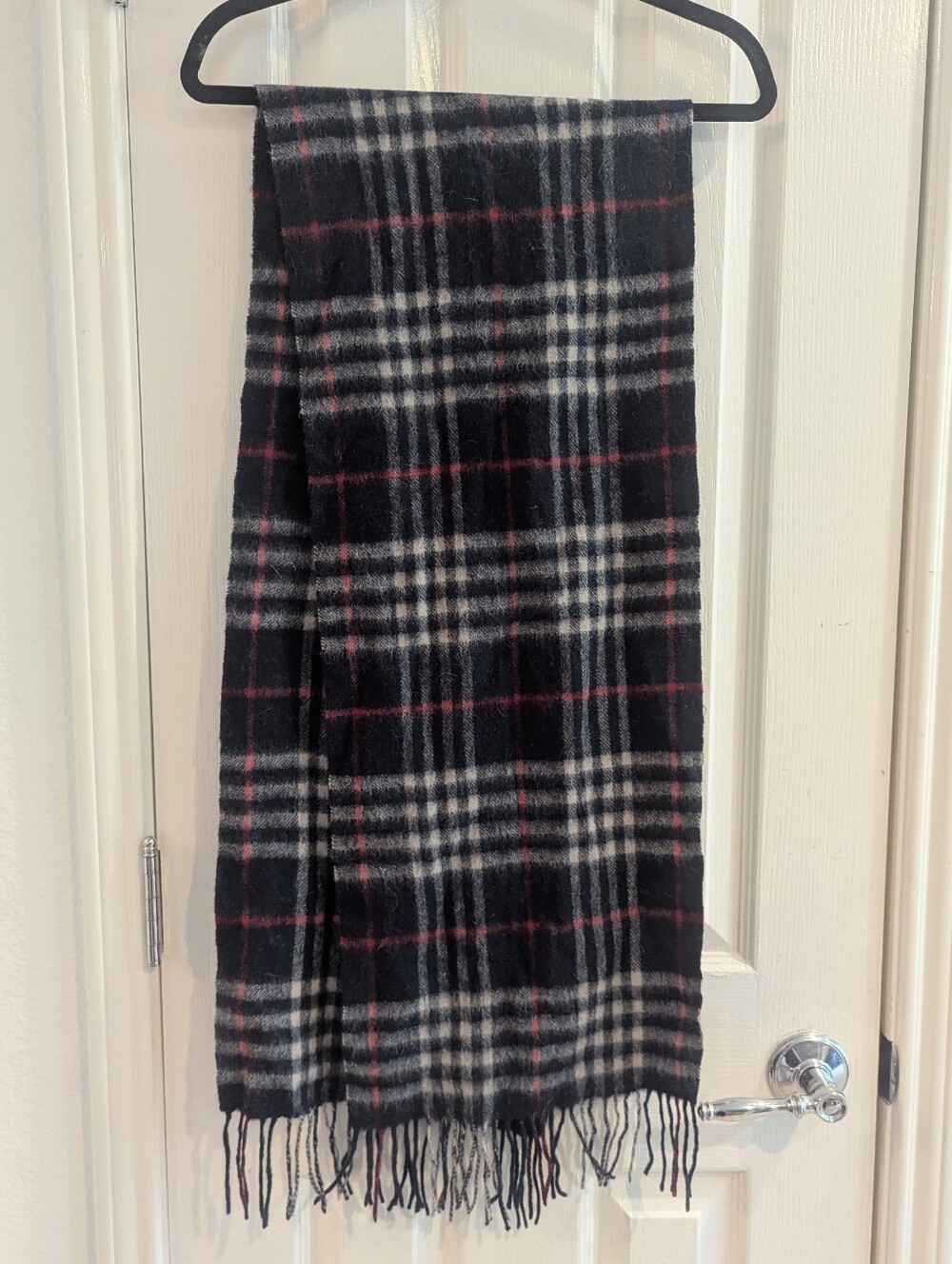 Burberry Check Wool Scarf